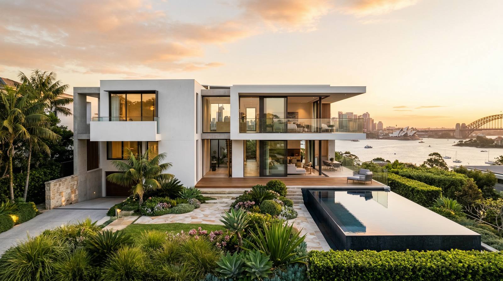 Luxury Sydney property with harbour view